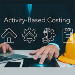 Architect or engineer using tablet to work on table