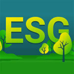 ESG - Environmental, Social and Corporate governance. Collective conscientiousness for social and environmental factors. Vector banner