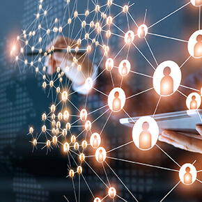 Network of Connections Display