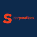An "S" with arrows in the openings of the "S" spelling out "S corporations"