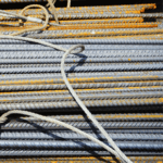 Stack of metal cables